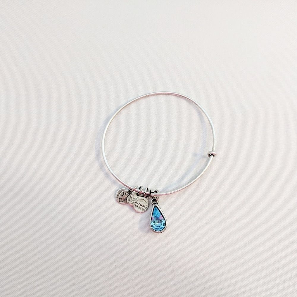 Alex and Ani Silver Living Water Charity Bracelet